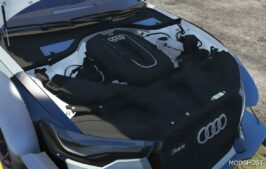 GTA 5 Audi Vehicle Mod: RS6 DTM Gumball 3000 Fivem | Add-On (Image #5)