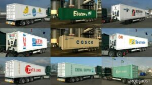 ETS2 Trailer Mod: Arnook’s Container Pack V17 (Image #3)