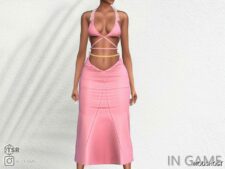 Sims 4 Everyday Clothes Mod: SL Dress 84 (Image #2)