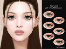 Sims 4 2D Eyelashes A17 mod