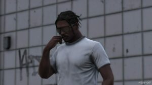 GTA 5 Player Mod: Minimalistic Cuban Chain/Choker MP Male (Image #4)