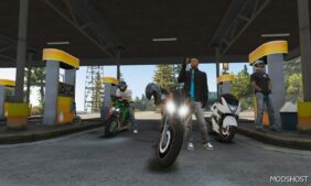 GTA 5 Player Mod: Street Bikers (Featured)