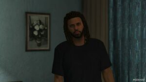 GTA 5 Player Mod: J.cole Add-On PED (Image #4)