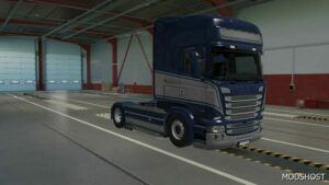 ETS2 Scania Mod: RJL Grey Blue Skin 1.49 (Image #2)