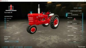 FS22 Tractor Mod: Farmall M V1.0.0.2 (Image #12)