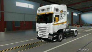ETS2 RJL Mod: Scania RJL White Skin 1.49 (Image #2)