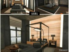 Sims 4 Mod: Modern Loft Penthouse NO CC (Image #6)