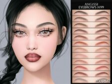 Sims 4 Eyebrows N99 mod