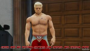 GTA 5 WWE 2K23 | Cody Rhodes Add-On PED mod