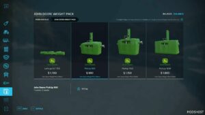 FS22 John Deere Mod: Weight Pack (Image #5)