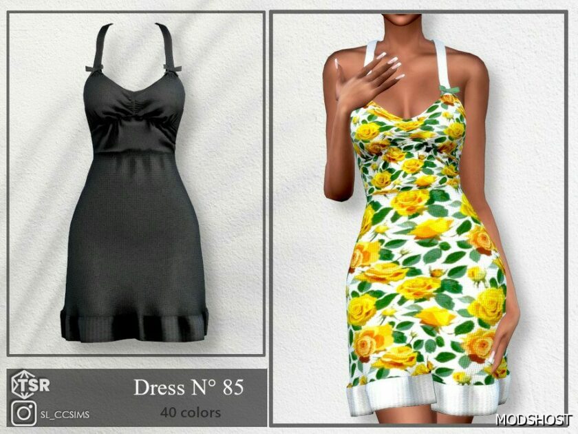 Sims 4 Sl Dress 85 mod
