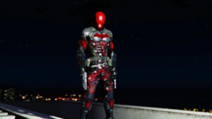 GTA 5 Player Mod: BAK Red Hood Add-On PED V1.1 (Image #4)