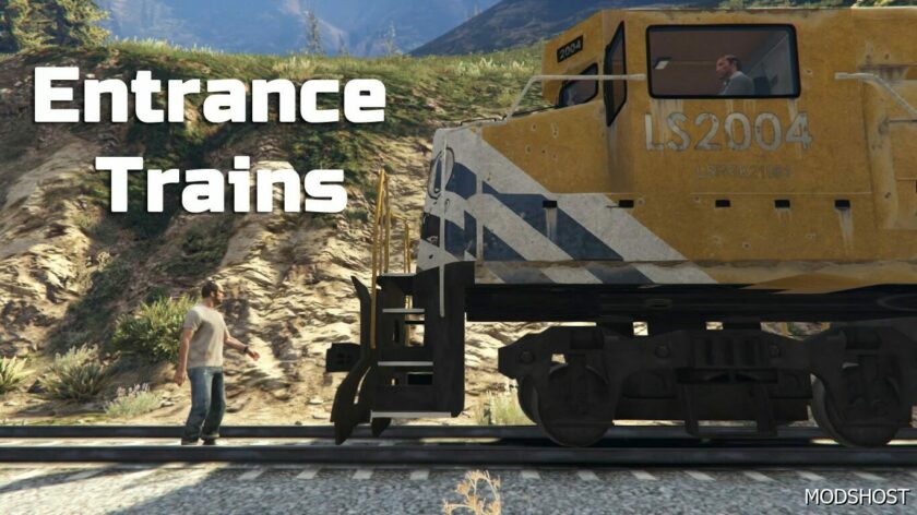 GTA 5 Entrance Trains mod