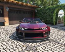 GTA 5 Vehicle Mod: Vigero ZX Widebody Convertible Add-On|Fivem (Image #4)