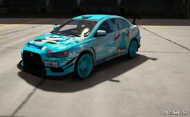 GTA 5 Mitsubishi Player Mod: Lancer Evolution X KOI Chan (Image #2)