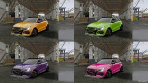 GTA 5 Audi Vehicle Mod: RS3 Sportback 2022 Addon/Fivem|Animated/Vehfuncsv (Image #3)