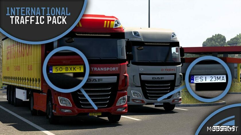 ETS2 International Traffic Pack by Elitesquad Modz – JAD AI Truck Traffic Add-On 1.49 mod