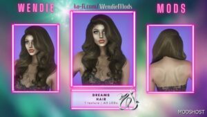 GTA 5 Player Mod: Dreams Hair for MP Female (Image #2)