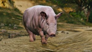 GTA 5 Player Mod: Realistic PIG (Replace) (Image #2)