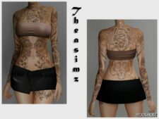 Sims 4 Mod: Debby Tattoo 09 (Image #2)