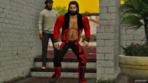 GTA 5 Player Mod: WWE 2K22 | Seth Rollins Add-On PED (Image #3)