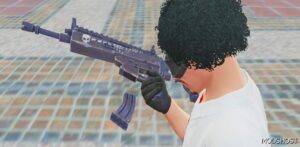 GTA 5 Weapon Mod: Fortnite Nocturno Scar Replace / Fivem (Image #3)