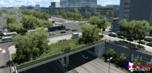 ETS2 France Map Mod: Île-De-France (Paris Suburbs) V0.1 1:1 1.49 (Image #2)