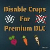 FS22 Disable Root Crops for Missions mod