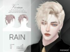 Sims 4 Rain – Hairstyle mod
