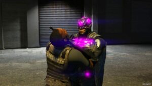 GTA 5 Player Mod: Injustice 2 Brainiac Batman Add-On PED (Image #3)