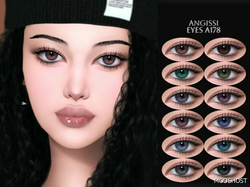Sims 4 Eyes A178 mod