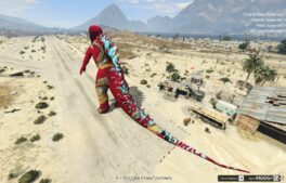 GTA 5 Player Mod: Iron MAN Zilla Godzilla Add-On PED (Image #3)