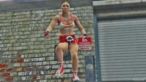 GTA 5 Player Mod: WWE 2K20 | Ronda Rousey Add-On PED (Image #2)