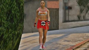 GTA 5 Player Mod: WWE 2K20 | Ronda Rousey Add-On PED (Image #3)