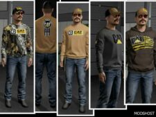 FS22 Caterpillar Mod: CAT Themed Clothing Pack (Image #2)