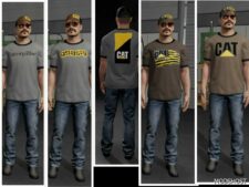 FS22 Caterpillar Mod: CAT Themed Clothing Pack (Image #4)