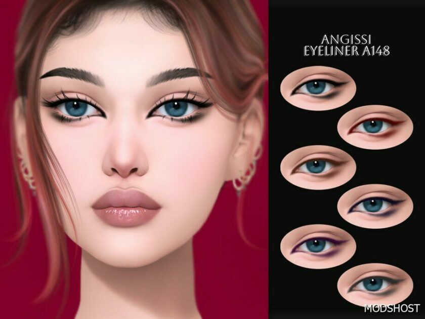 Sims 4 Eyeliner A148 mod