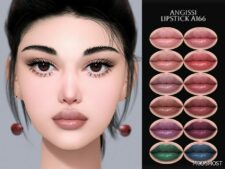 Sims 4 Lipstick A166 mod