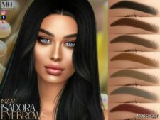 Sims 4 Isadora Eyebrows N297 mod
