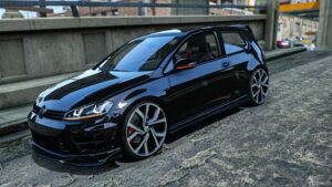 GTA 5 Vehicle Mod: Wheels VW Golf 7 GTI Clubsport 2016 Replace (Image #5)