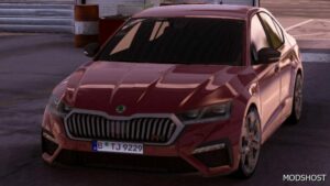 ETS2 Skoda Car Mod: 2022 Skoda Octavia RS Update V2 1.49 (Image #2)