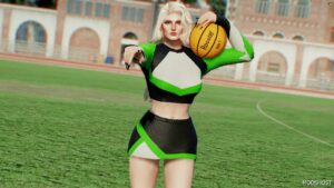 GTA 5 Cheerleader for MP Female mod