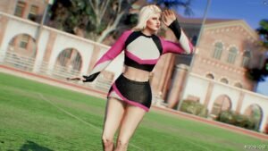 GTA 5 Player Mod: Cheerleader for MP Female (Image #4)