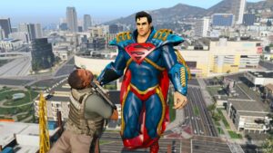 GTA 5 Superboy Prime Add-On Ped/Cloth Physics mod