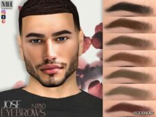 Sims 4 Jose Eyebrows N280 Patreon mod