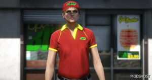 GTA 5 Player Mod: Bite Restaurant Uniform Pack (MP Male & Female) (Image #4)