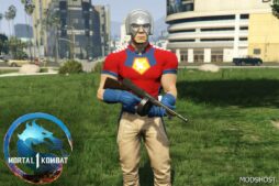 GTA 5 Player Mod: Peacemaker – Mortal Kombat 1 Add-On PED (Image #2)