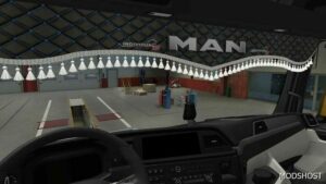 ETS2 MAN Part Mod: Animated Curtains MAN TGX 2020 1.49 (Image #2)