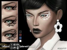 Sims 4 Spiderweb Eyeliner mod