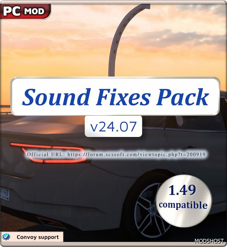 ATS Sound Fixes Pack v24.07 1.49 mod